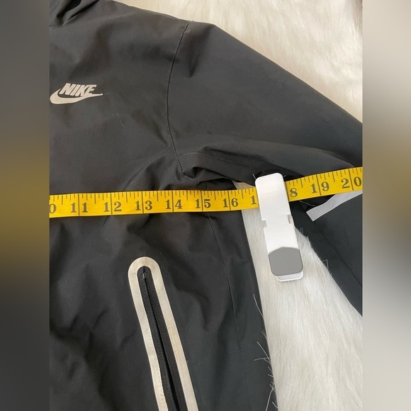 Nike Just Do It Black Hooded Windbreaker Jacket 6 - Picture 6 of 11